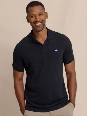 Southern Tide Skipjack Polo Shirt in Black