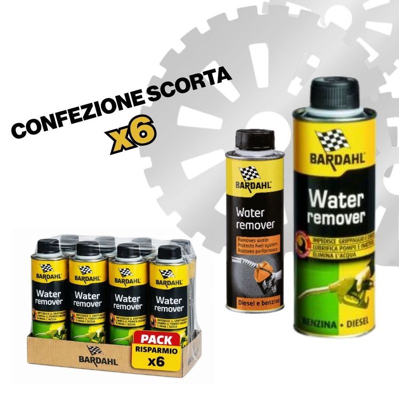 BARDAHL Water Remover 300 ml – PACK 6 Pezzi