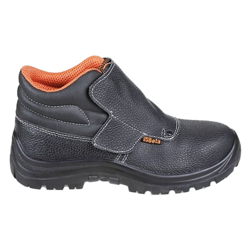 SCARPE ANTINFORTUNISTICHE ALTE STRINGATE IN PELLE IDROREPELLENTE CON RAPIDO SFILAMENTO E PATELLA DI PROTEZIONE FRONTALE E CHIUSURA A STRAPPO- BETA 7245BK SCARPE ANTINFORTUNISTICHE ALTE STRINGATE IN PELLE IDROREPELLENTE CON RAPIDO SFILAMENTO E PATELLA DI PROTEZIONE FRONTALE E CHIUSURA A STRAPPO- BETA 7245BK