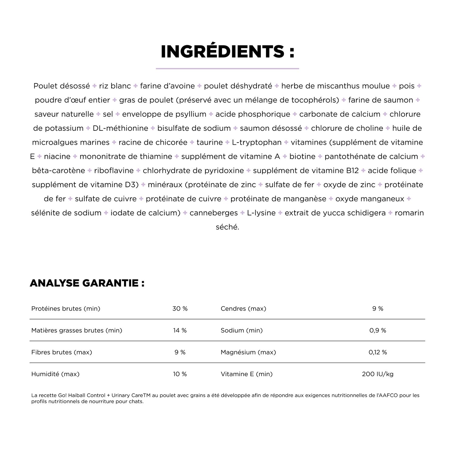 Recette au poulet pour chats Go! Solutions  Contrôle du poids et articulations