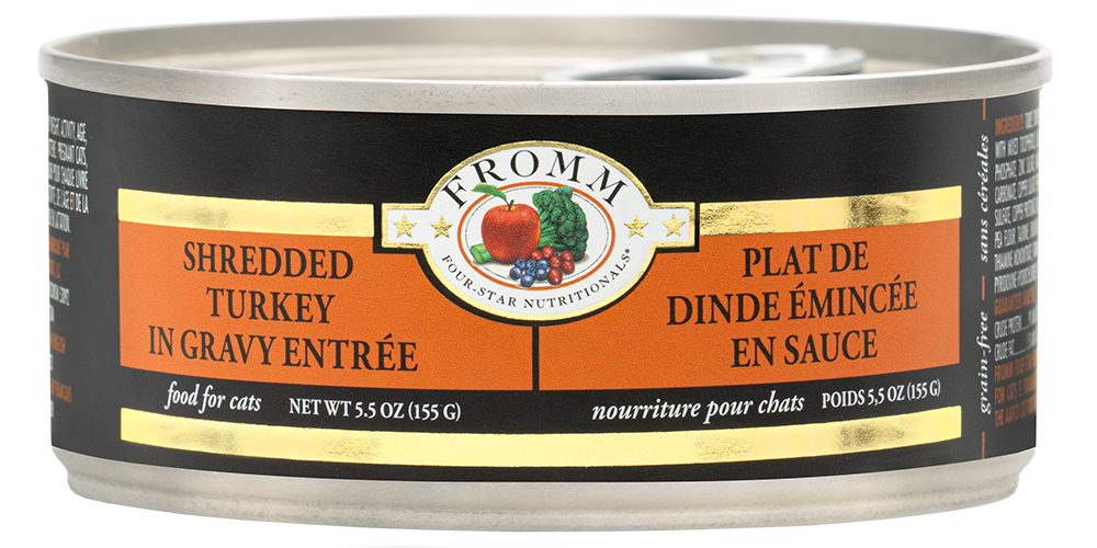 Conserve à la Dinde émincé en sauce pour chat 4Star de Fromm 5oz