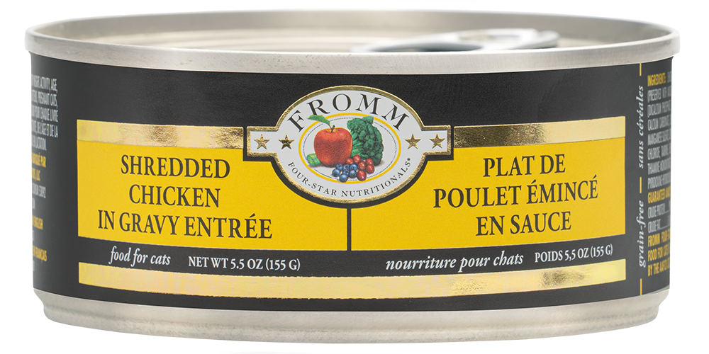 Conserve au Poulet émincé en sauce pour chat 4Star de Fromm 5oz