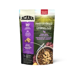 Morceaux  lyophilisés aux Canard en liberté, de Acana 227g