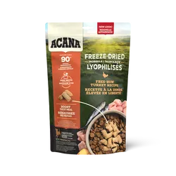 Morceaux lyophilisés à la Dinde en liberté, de Acana 227g