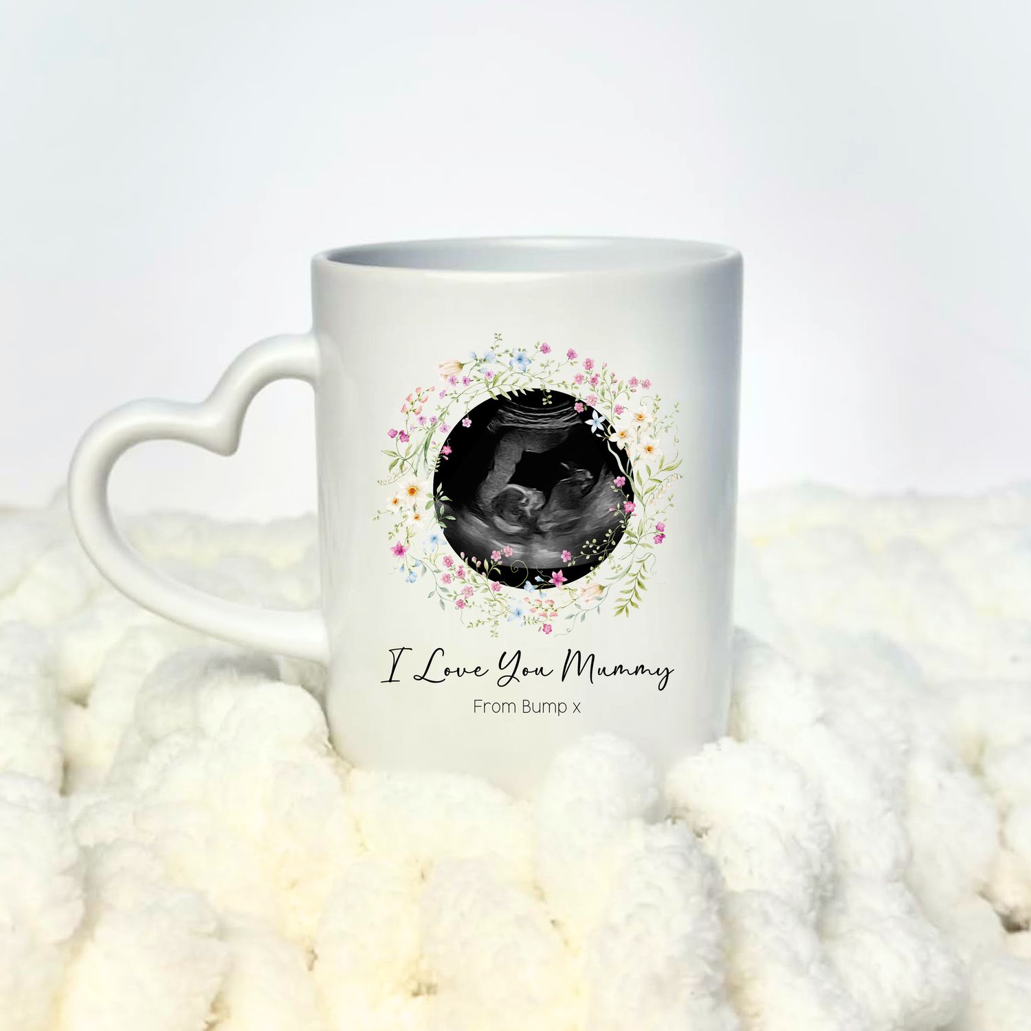 'Love From Bump' Scan Photo Mug