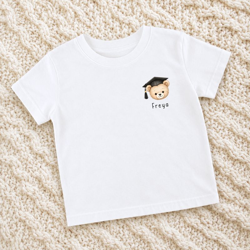 Personalised Nursery Graduate T-Shirt - Pink