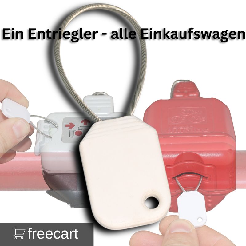 freecart -Einkaufswagenentriegler