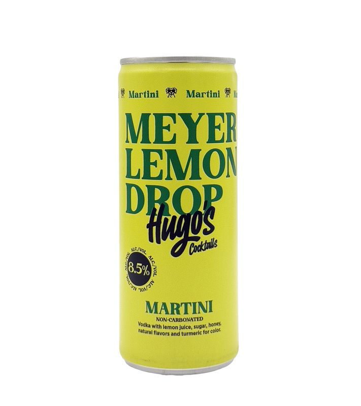 Meyer Lemon Drop Martini 250ml Hugo's