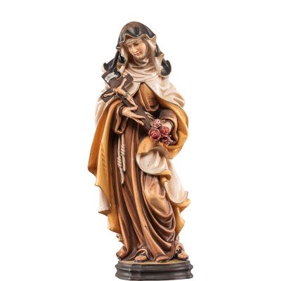 Beeld Theresia van Lisieux  - Therese - HOUTSNIJWERK