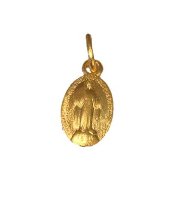 Medaille wonderbare 8 x 14 mm PLAQUE OR