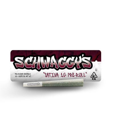 Sativa Blend 1g Pre-Roll | Schwaggy's