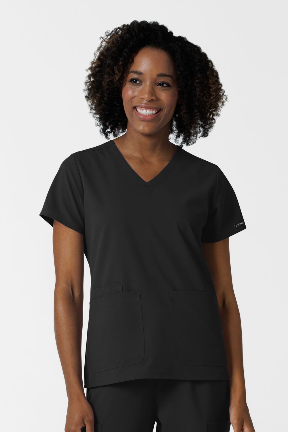 Casacca donna 6180 scollo a V black