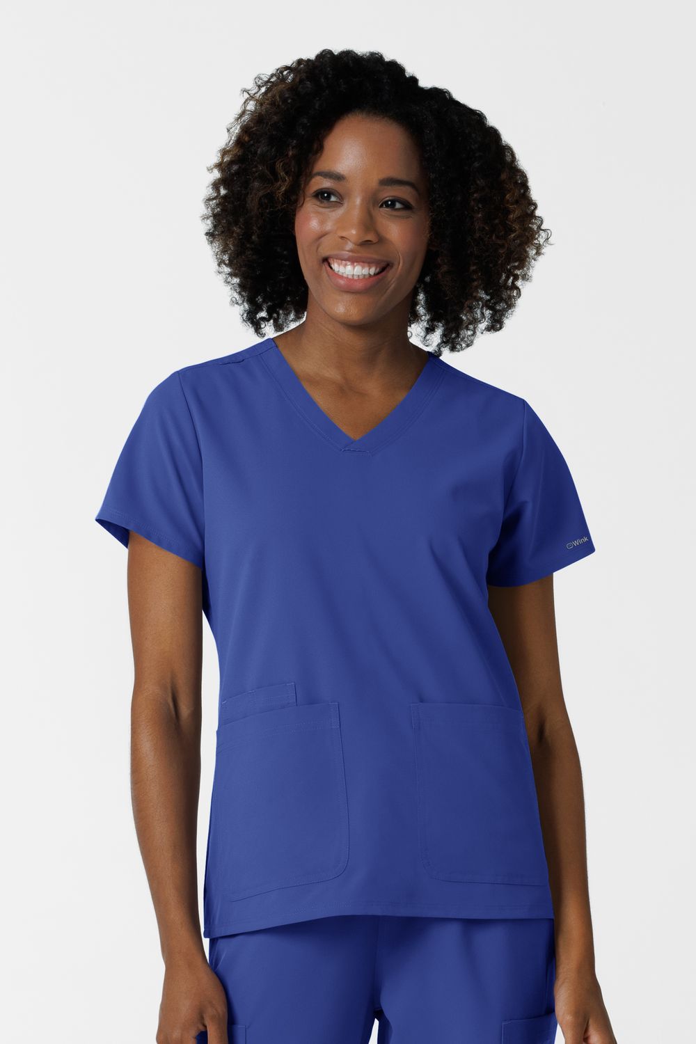 Casacca donna 6180 scollo a V galaxy blue