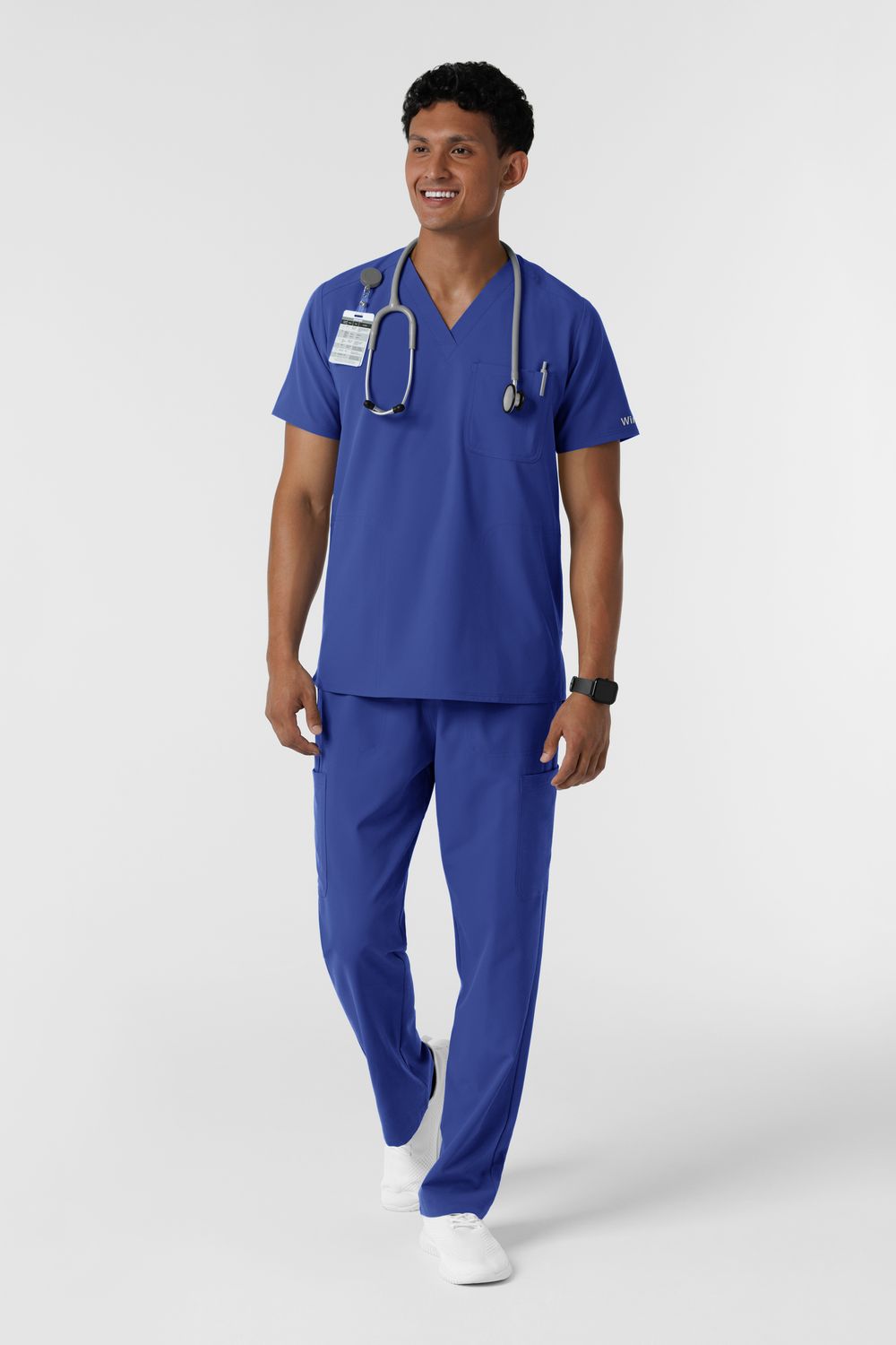 Casacca uomo 6380 scollo a V galaxy blue