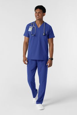 Casacca uomo 6380 scollo a V galaxy blue