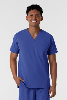 Casacca uomo 6380 scollo a V galaxy blue