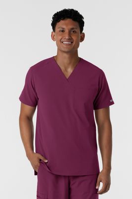 Casacca uomo 6380 scollo a V wine