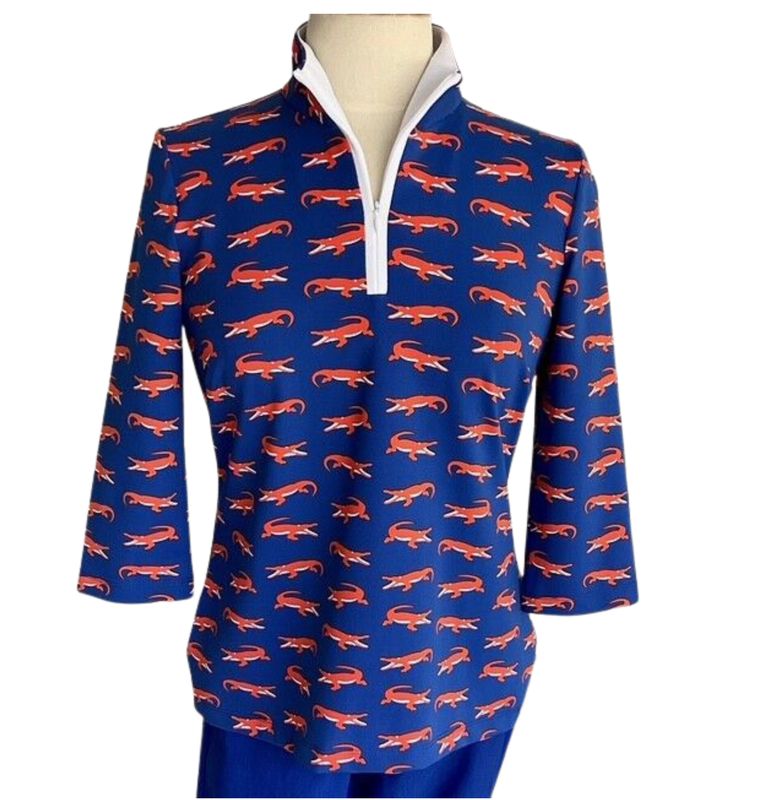 Britt 3/4 Sleeve Gators Top