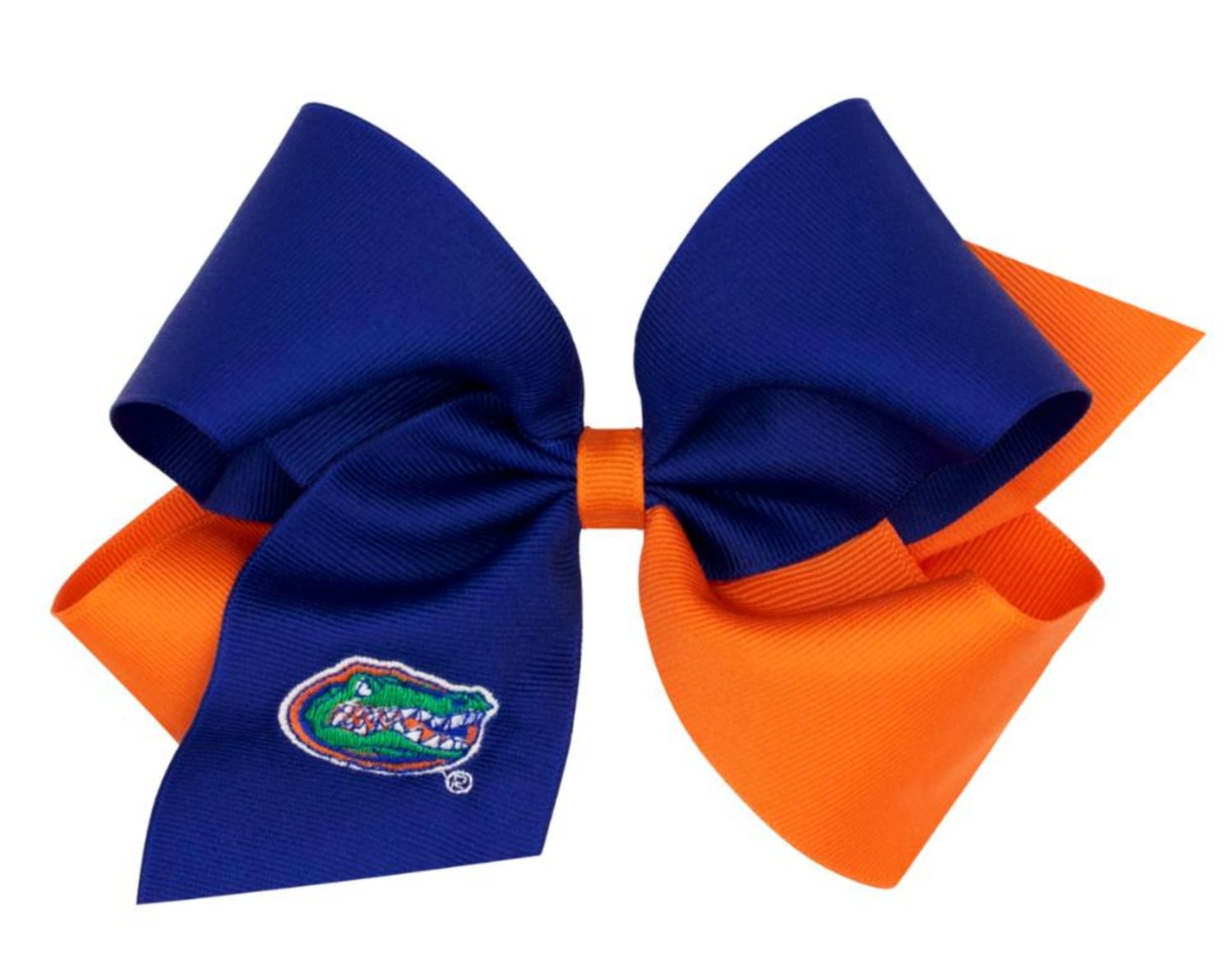 Gators Two-Tone Embroidered Logo Hair Bow