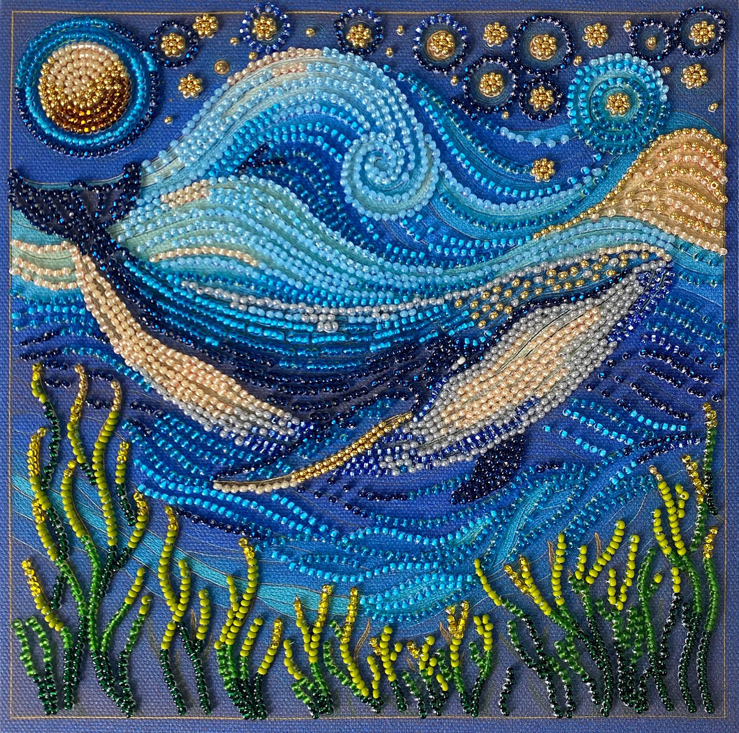 The grandeur of the depths by Abris Art Animals Collection Bead Embroidery Kit