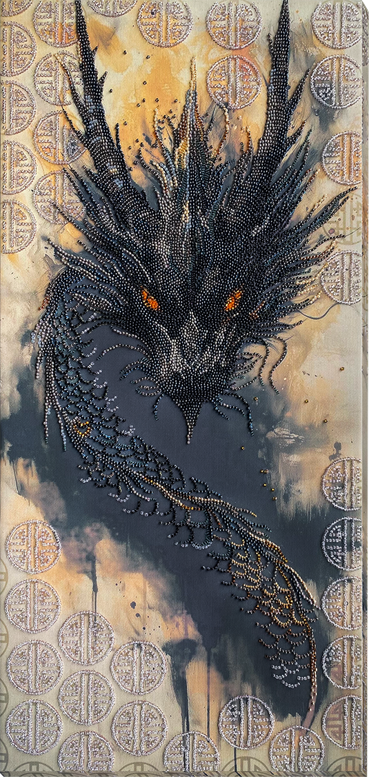 Legend awakened by Abris Art Fantasy Collection Bead Embroidery Kit