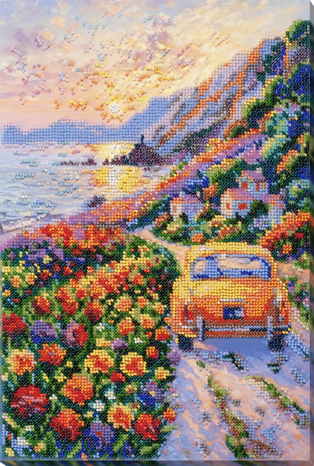 Twilight Over the Sea by Abris Art Landscapes Collection Bead Embroidery Kit