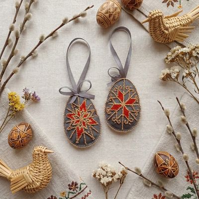 Easter Star by Abris Art Easter Scenes Decoration Bead Embroidery Kit