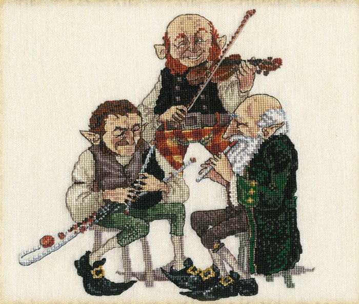 Uilleann Pipe by NIMUE Fairytale counted cross stitch pattern