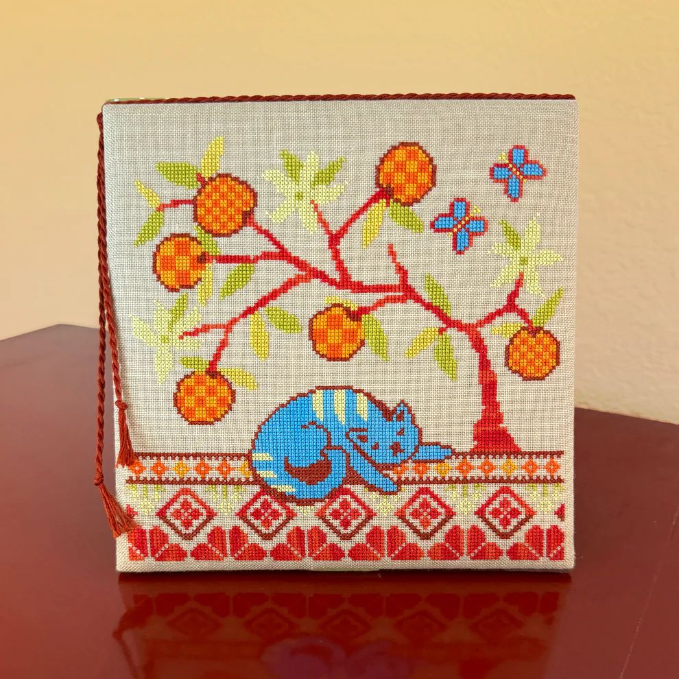 Under the Orange Tree by Jessica Doize (JEDxStitch) 2025 Counted cross stitch pattern