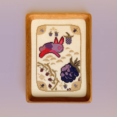 Bramble Bun by Jessica Doize (JEDxStitch) 2024 Counted cross stitch pattern