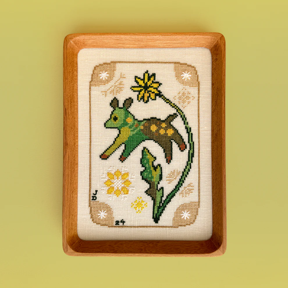 Dandy Deer by Jessica Doize (JEDxStitch) 2024 Counted cross stitch pattern