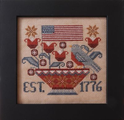 Patriotic Tweet by Teresa Kogut's Creative Whims 2023 Counted cross stitch pattern