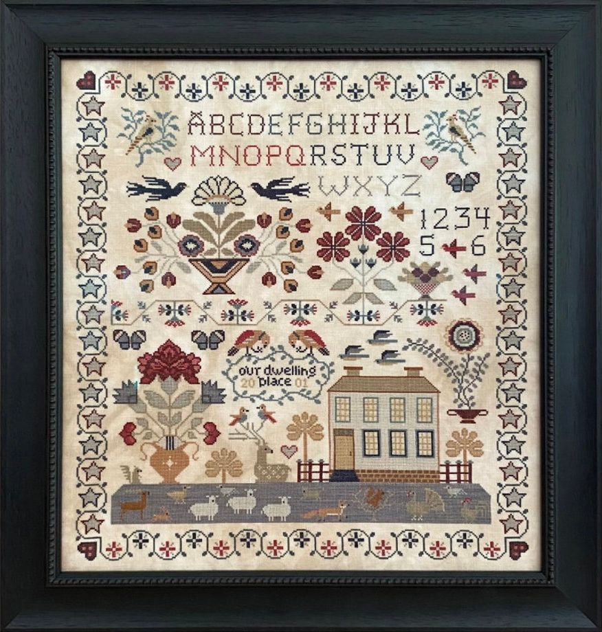 Dwelling Place by Teresa Kogut's Creative Whims 2023 Counted cross stitch Sampler Book