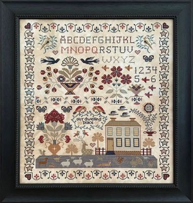 Dwelling Place by Teresa Kogut's Creative Whims 2023 Counted cross stitch Sampler Book