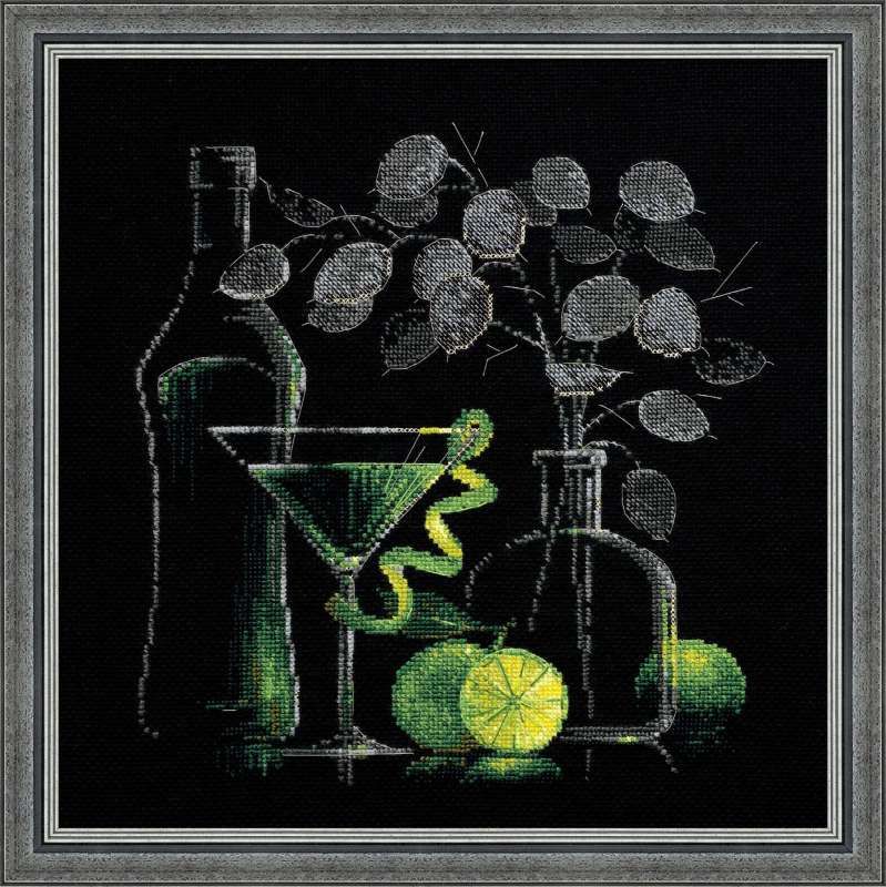 Still Life with Martini by Riolis 2011 Counted cross stitch kit
