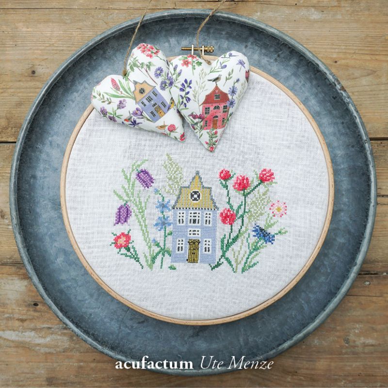 Flower House (Blütenhaus) by Acufactum Spring &amp; Summer Collection Counted cross-stitch pattern