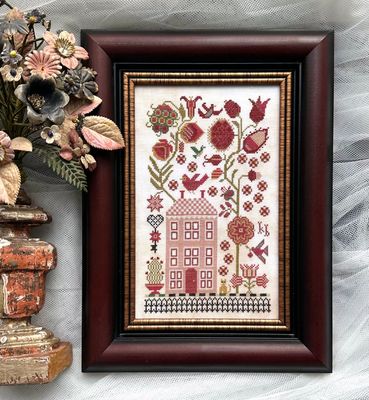 Vibrant Flowers by Kathy Barrick 2024 Counted cross stitch pattern