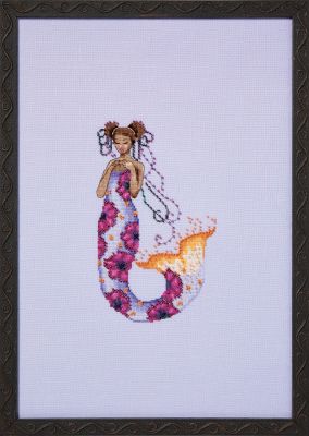 Saint Kitts Mermaid by Nora Corbett Designs 2026 SCaribbean Collection Cross stitch pattern, Embellishment Pack