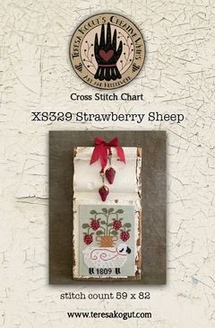 Strawberry Sheep by Teresa Kogut's Creative Whims 2024 Counted cross-stitch pattern