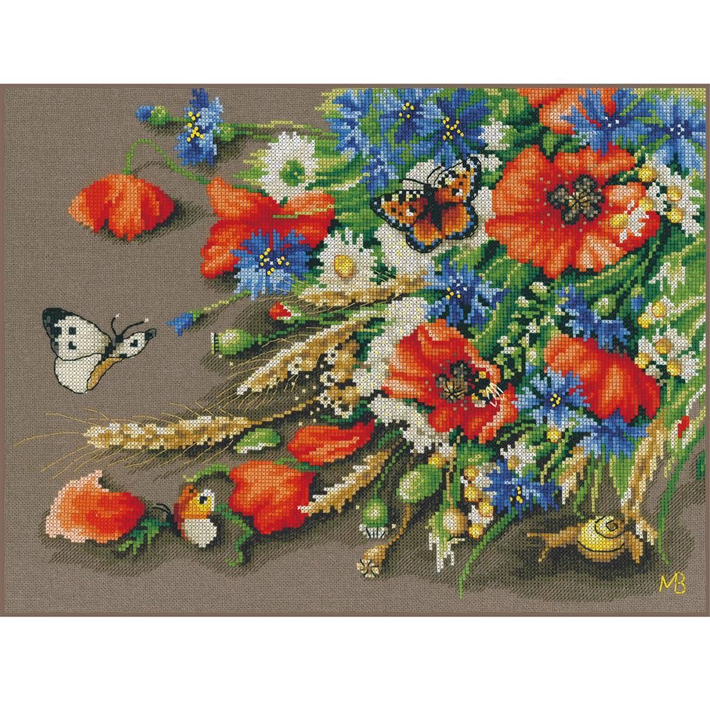 Treasures of the Meadow by Lanarte 2026 Marjolein Bastin Collection Counted Cross Stitch kit