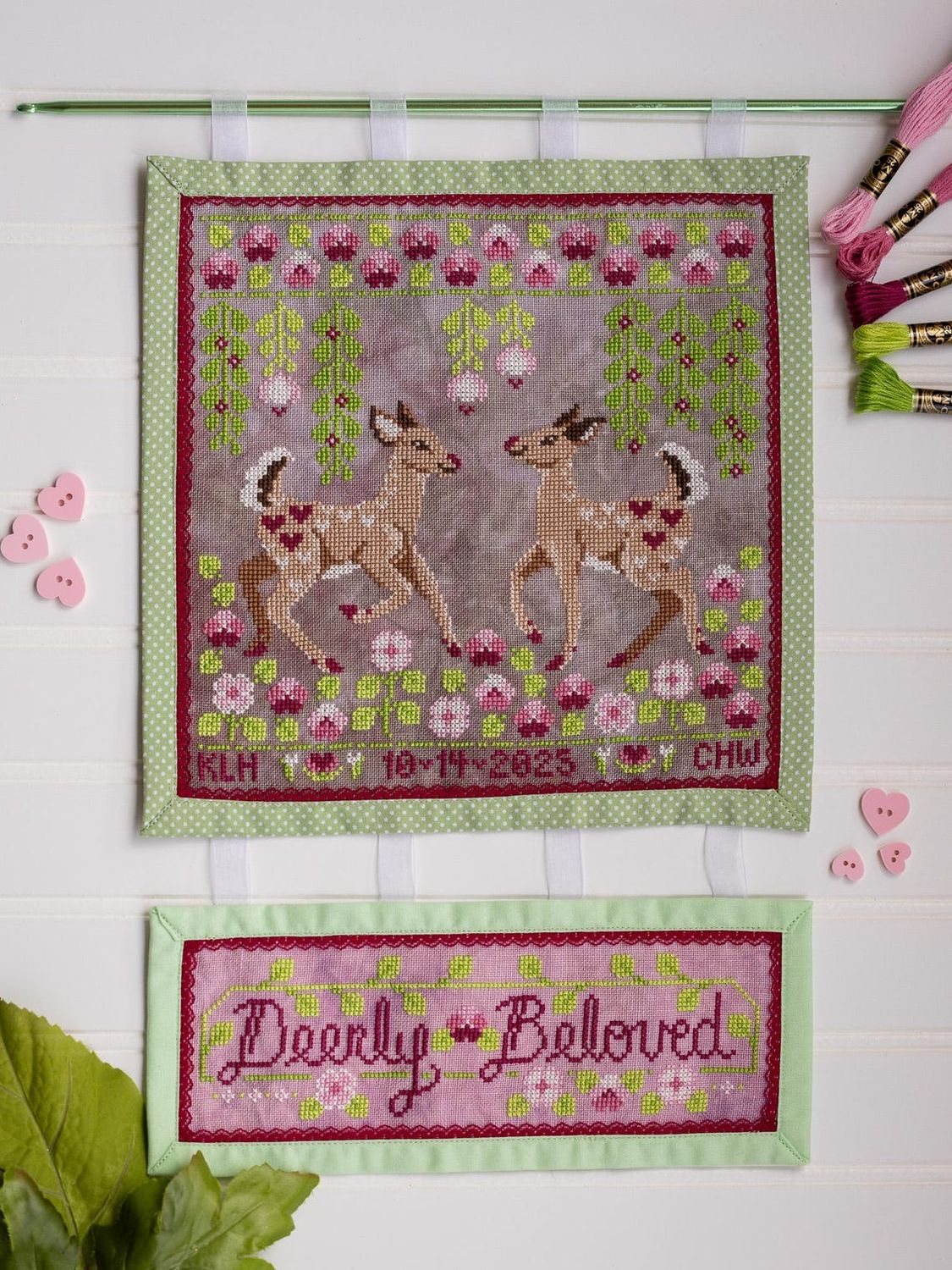 Deerly Beloved by Sprouting Lupine 2026 Printed counted cross-stitch pattern