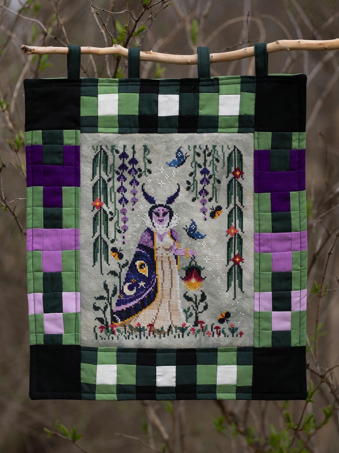 The Sylph Queen by Sprouting Lupine 2025 Printed counted cross-stitch pattern