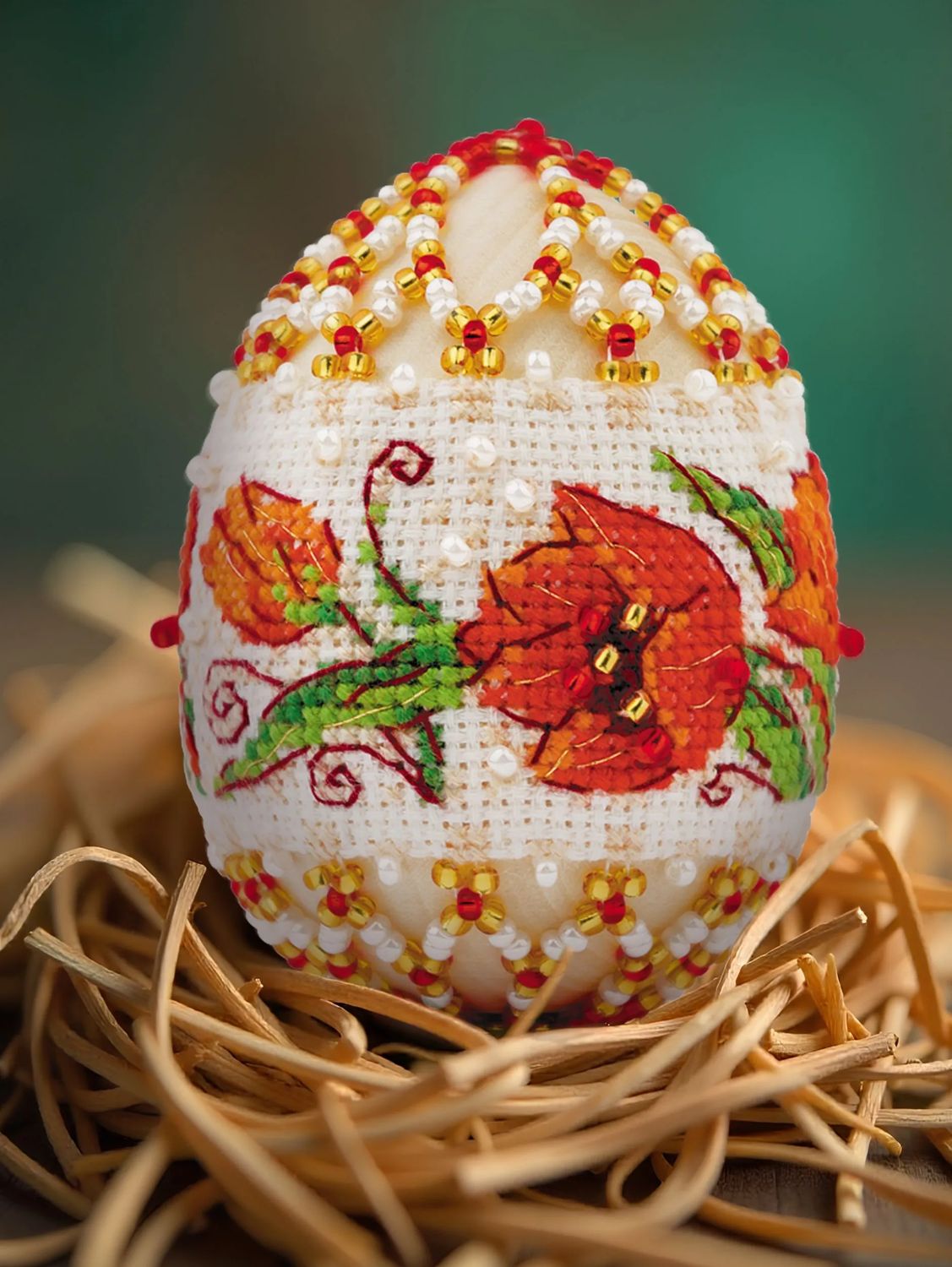 Tulips - Easter Egg by Riolis Needlework Beading Kit