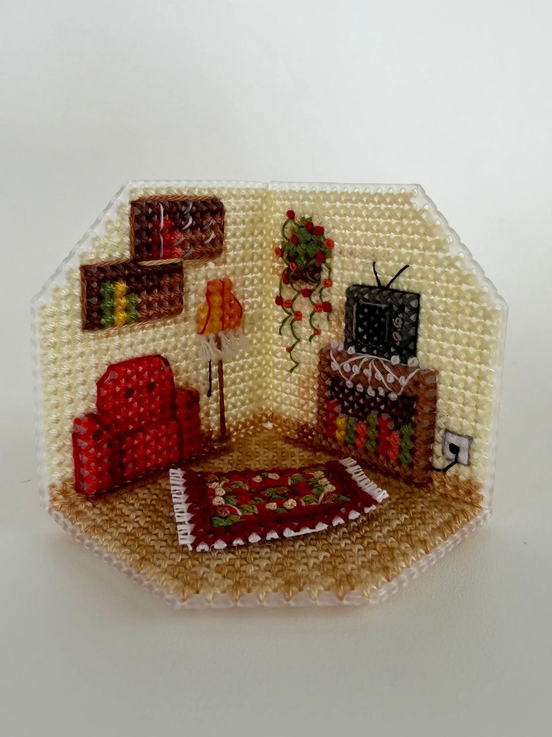 Roombox: Soviet Room by World of Cross Stitch (Mir Vyshivki) Counted cross-stitch kit