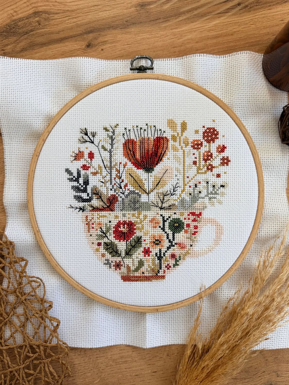 Herbarium: Cup by World of Cross Stitch (Mir Vyshivki) Counted cross stitch kit