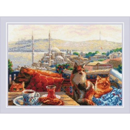Istanbul Cats by Riolis 2025 Counted cross-stitch kit