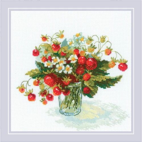 Strawberry Delight by Riolis 2025 Counted cross-stitch kit
