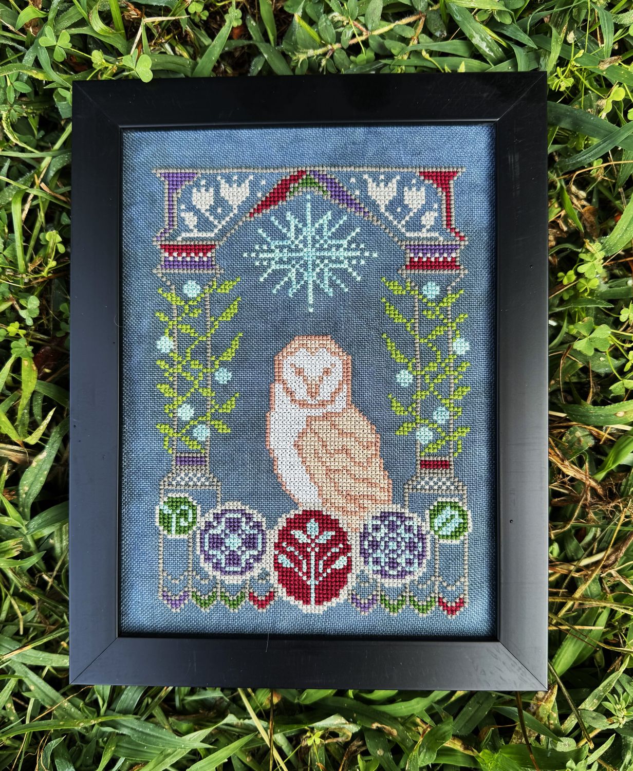 Midnight Messenger by The Marigold Needle 2026 Counted cross-stitch pattern