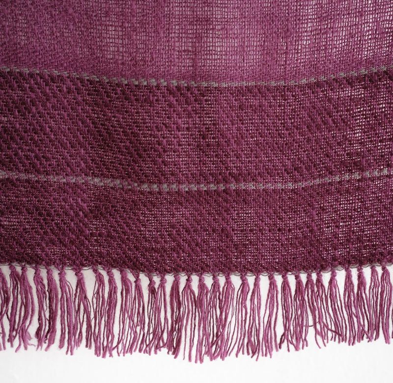 Woollen Scarf Made With Handspun Wool