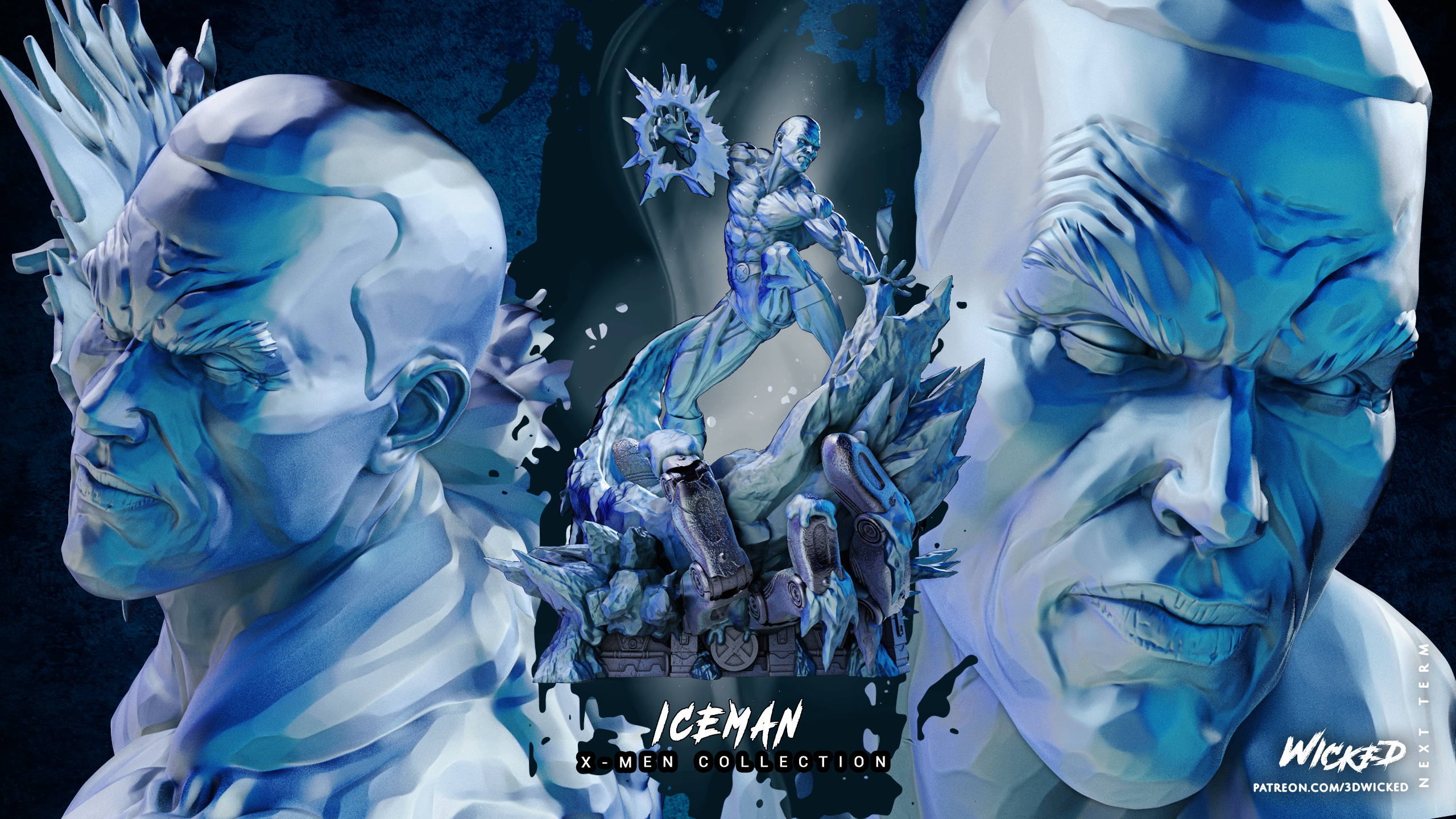 Iceman Figure / Statue various sizes